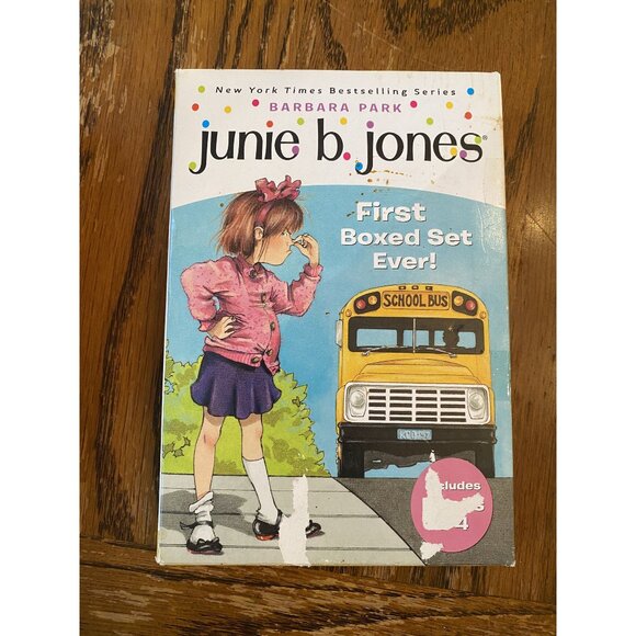 Junie B. Jones First Boxed Set Ever Books 1-4 By Barbara Park Hardcover - Picture 1 of 7